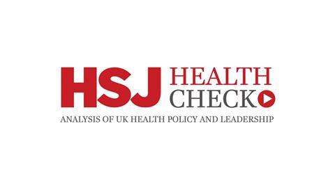 HSJ Health Check Logo whitespace