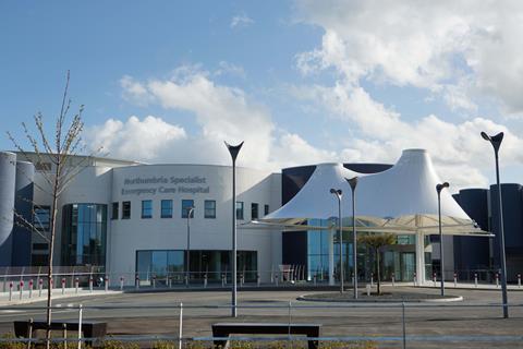 The new northumbria hospital at cramlington