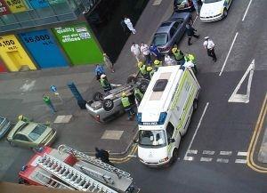 emergency ambulance accident traffic