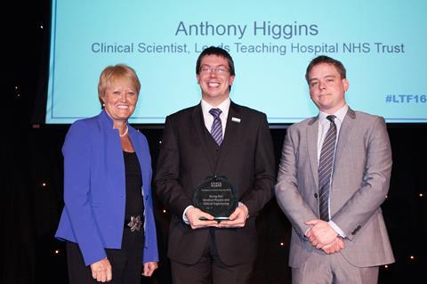 2016 cso awards healthcare science rising star medical physics and clinical engineering anthony higgins