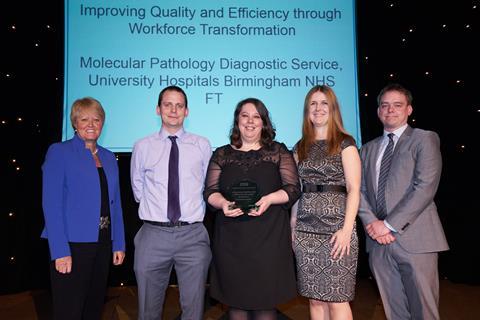 Workforce transformation molecular pathology diagnostic service uhb