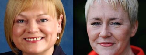 L-R: Mairead McAlinden and Suzanne Tracey.