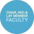 Chair, NED, and Lay Member Faculty logo