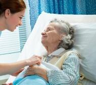 nurse hospital elderly woman patient care