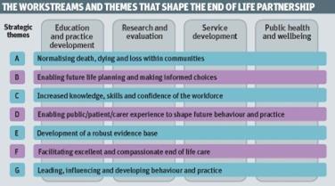 end of life care workstreams