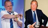 Al Murray and Nigel Farage