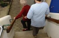 community nurse with patient