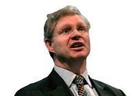 Nigel Crisp speaking