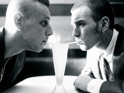 Spud and Renton from the movie: Trainspotting