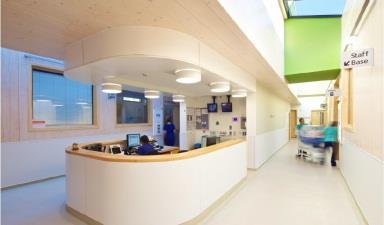 Inside the Dyson centre –The area around the nurses’ station