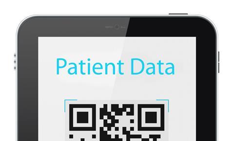 Patient data scanner