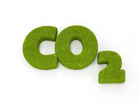 Carbon emissions illustration