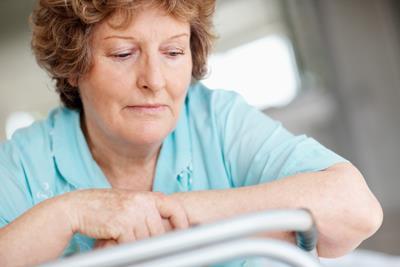 mental health sad depressed middle-aged woman