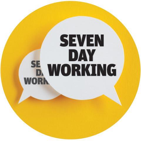 Seven day working logo