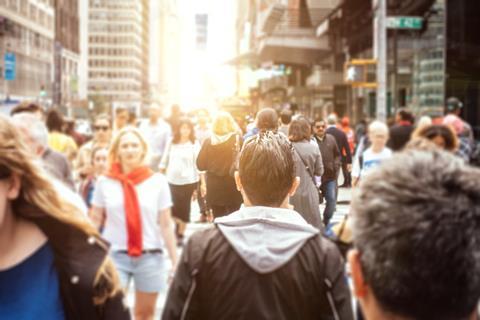 People walking