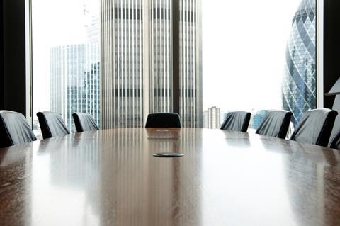 Boardroom table and chairs