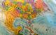 World map globe